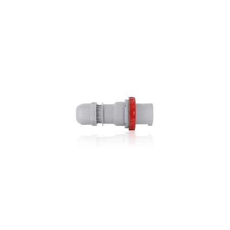 Leviton Pin & Sleeve Receptacle, 125 A, 440/460V AC, 3 Pole, IEC Grounding, Red W3125-P11